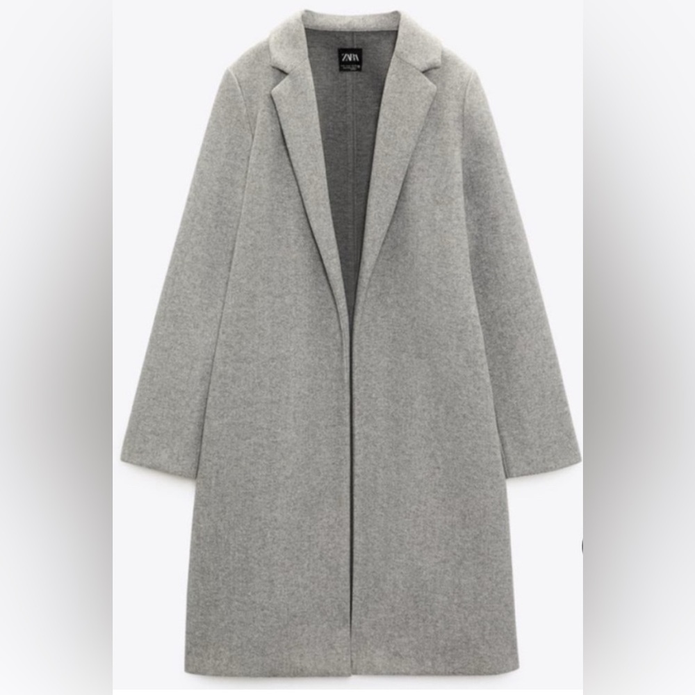 Zara Gray Trench Coat Minimalist Style✨SOLD✨